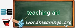 WordMeaning blackboard for teaching aid